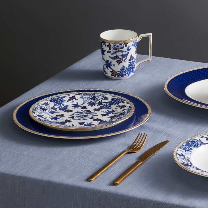 ウエッジウッドWedgewood Blue Plum 角皿　5枚セット ウエッジウッドWedgewood Blue Plum 角皿 5枚セット Wedgwood, Blue
