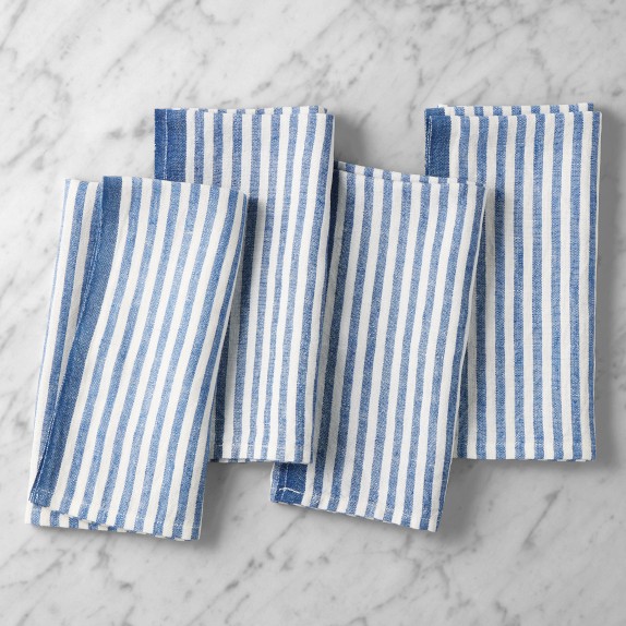 Ticking Stripe Napkins, Set of 4