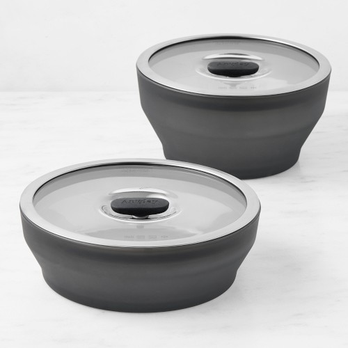 Anyday Frosted Glass Large Cookware and Storage, Set of 4