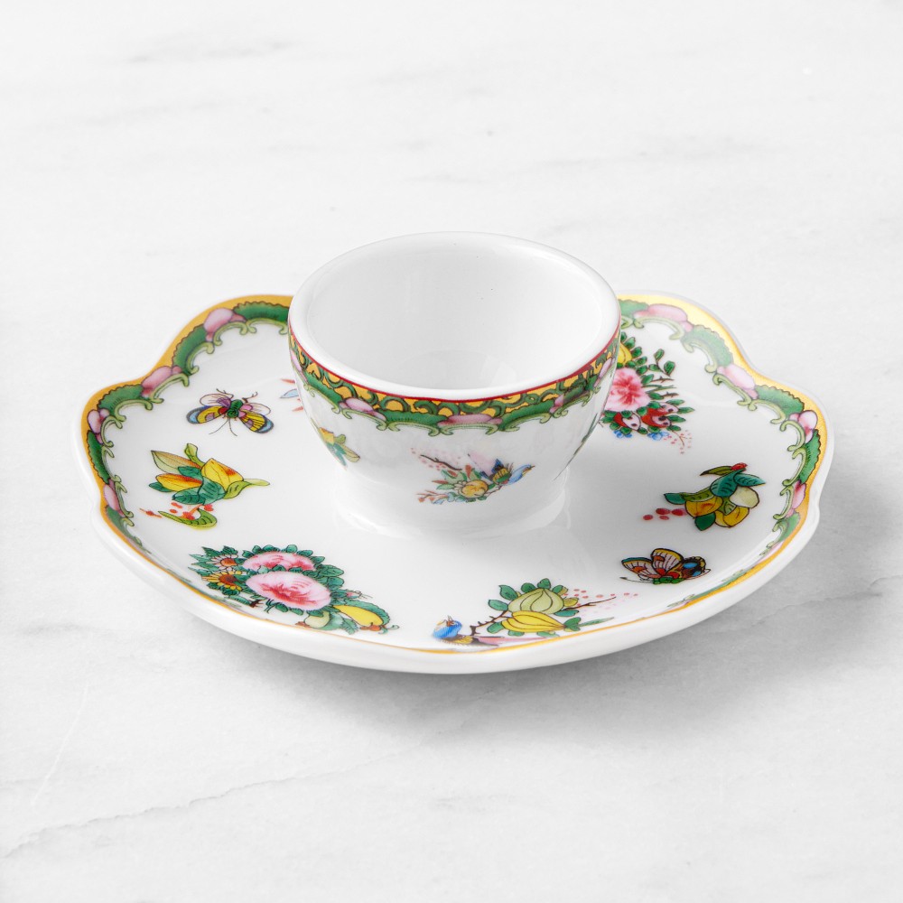 Famille Rose Egg Cups - Set of 4