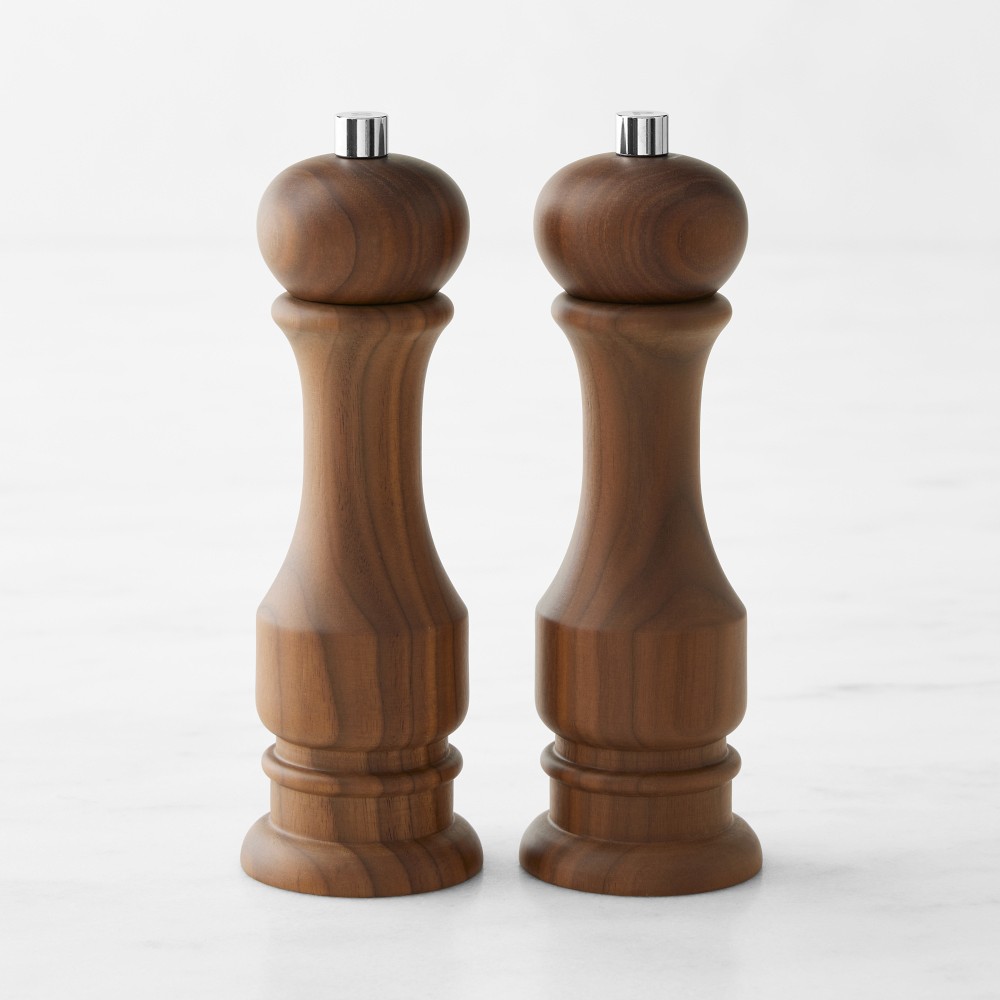 Williams Sonoma Traditional Walnut Salt & Pepper Mills - Walnut