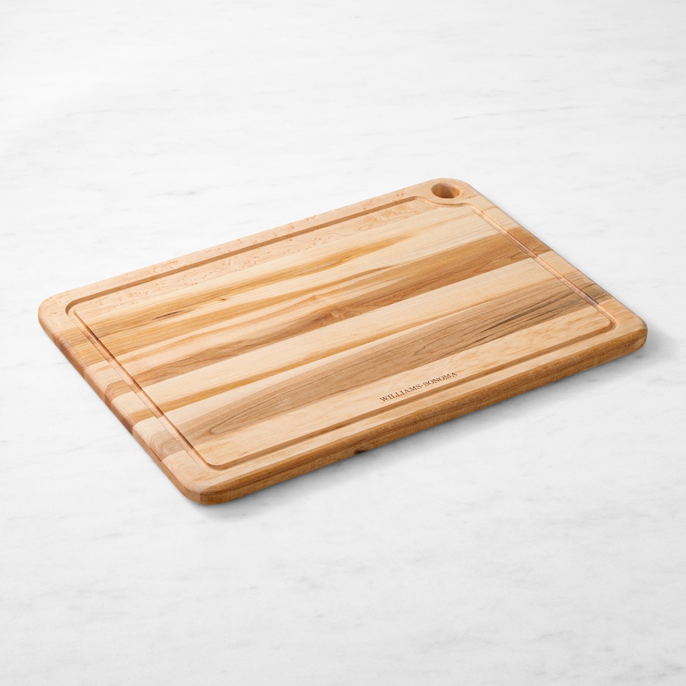Williams Sonoma Notch Cutting & Carving Board, Maple - 20 X 14
