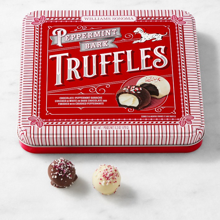 Williams Sonoma Peppermint Bark Truffles