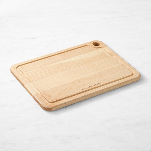 Williams Sonoma Maple Notch Cutting & Carving Board, 16 X 12