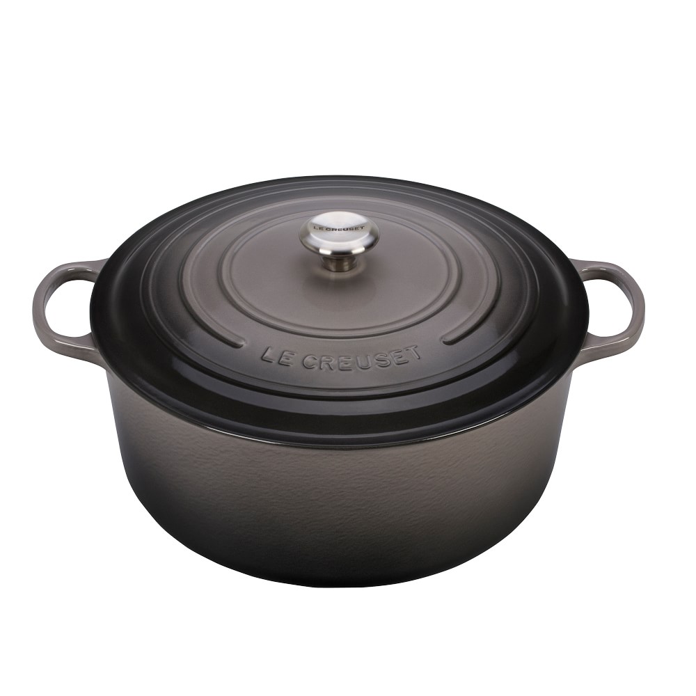 Le Creuset Signature Enameled Cast Iron Round Dutch Oven - 13 1/2-Qt., Oyster