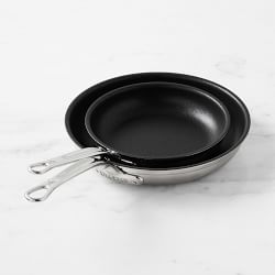 Hestan ProBond Forged Professional Clad TITUM Nonstick Fry Pan Set, 8 1/2" & 11"