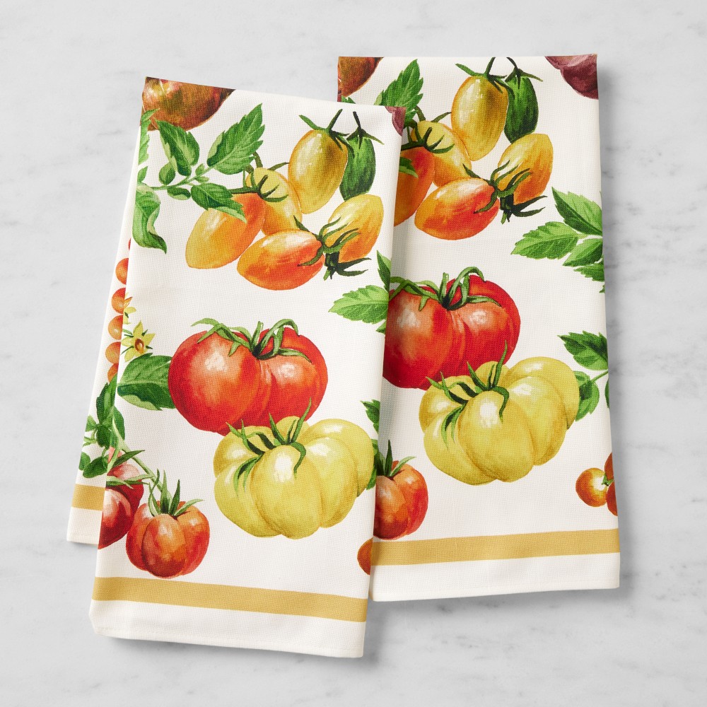 Tomato Tea Towels, Set of 2 - Set of 2