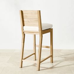 Larnaca Outdoor Natural Teak Bar Stool
