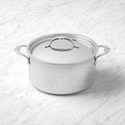 Hestan ProBond Luxe Professional Clad Stainless-Steel Stockpot, 6-Qt.
