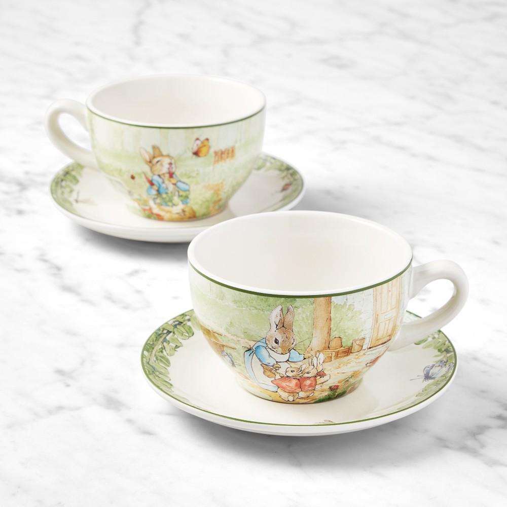 Peter Rabbit™ Teacups & Saucers, Set of 2