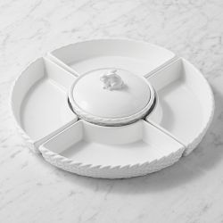 Sculptural Bunny Multi-Compartment Dish