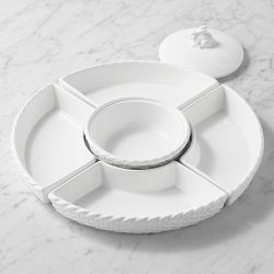 Sculptural Bunny Multi-Compartment Dish