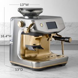 Breville Barista Touch™ Impress Espresso Machine, Stainless Steel &amp; Brass