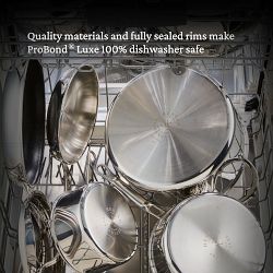 Hestan ProBond Luxe Professional Clad Stainless-Steel Dutch Oven, 5-Qt