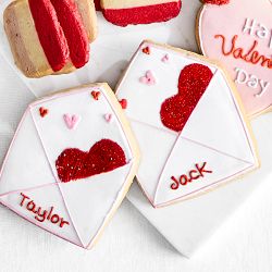 Giant Personalized Valentine's Day Cookies, Set of 3