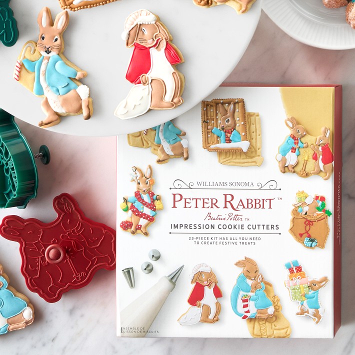 Peter Rabbit™ Holiday Impression Cookie Cutters | Williams Sonoma