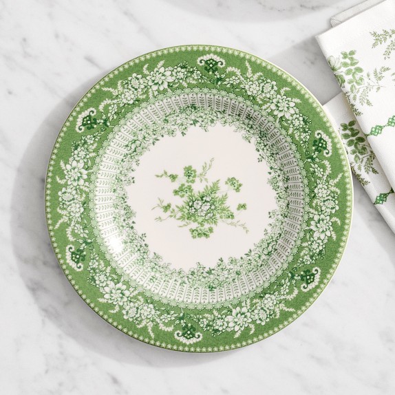 English Floral Salad Plates