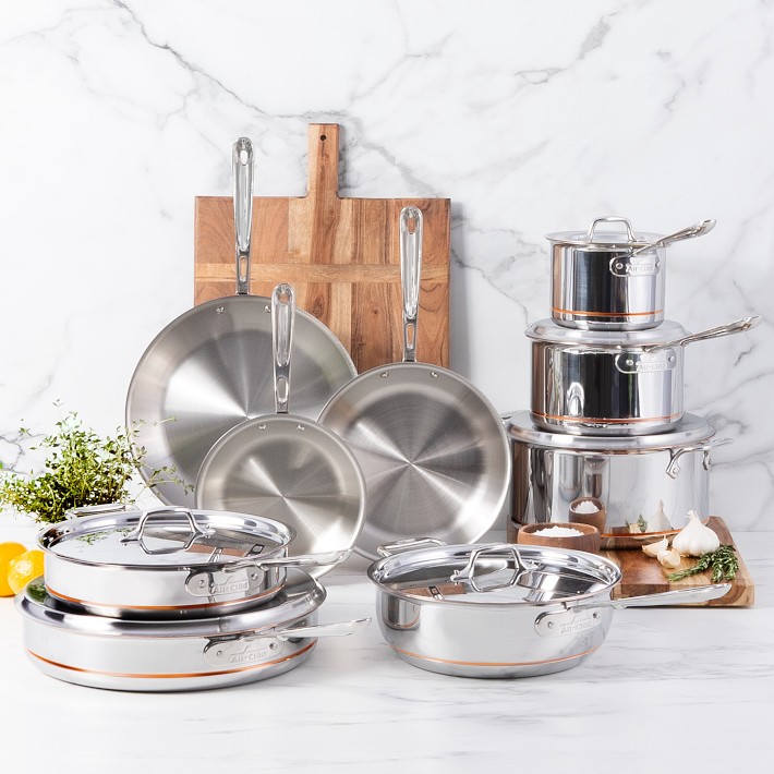 All-Clad Copper Core 15-Piece Cookware Set | Williams Sonoma