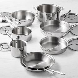 All-Clad D3&#174; Tri-Ply Stainless-Steel 14-Piece Cookware Set