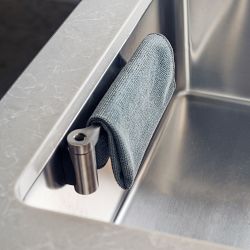 HAPPY SiNK Stainless Steel Dish Cloth Holder