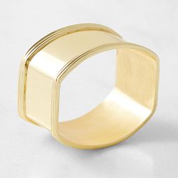 Heirloom Gold Napkin Rings, Set of 4
