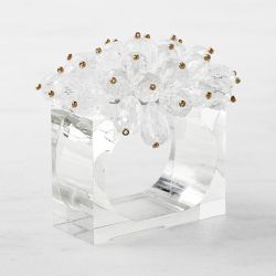 Kim Seybert Zinnia Napkin Rings, Set of 4