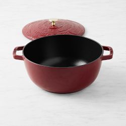 Staub Enameled Cast Iron Essential French Oven with Snake Lid, 5-Qt.