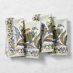 Provençal Napkins, Set of 4, Pomegranate