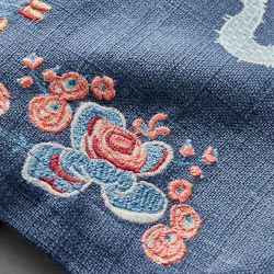 Embroidered Blossom Napkins, Set of 4