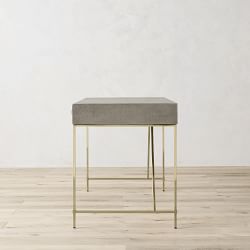 Faux Shagreen Desk (49")