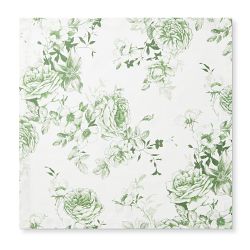 Green Toile Napkins, Set of 4