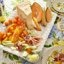 Limone Embossed Platter