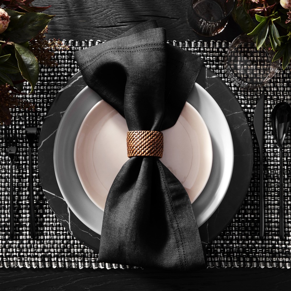 Nito Napkin Rings, Set of 4 - Set of 4