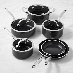 GreenPan Premiere Hard Anodized Ceramic Nonstick 10-Piece Cookware Set