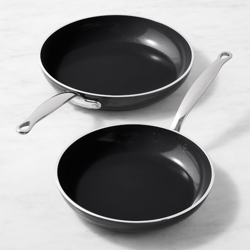 GreenPan Premiere Hard Anodized Ceramic Nonstick Fry Pan Set, 10