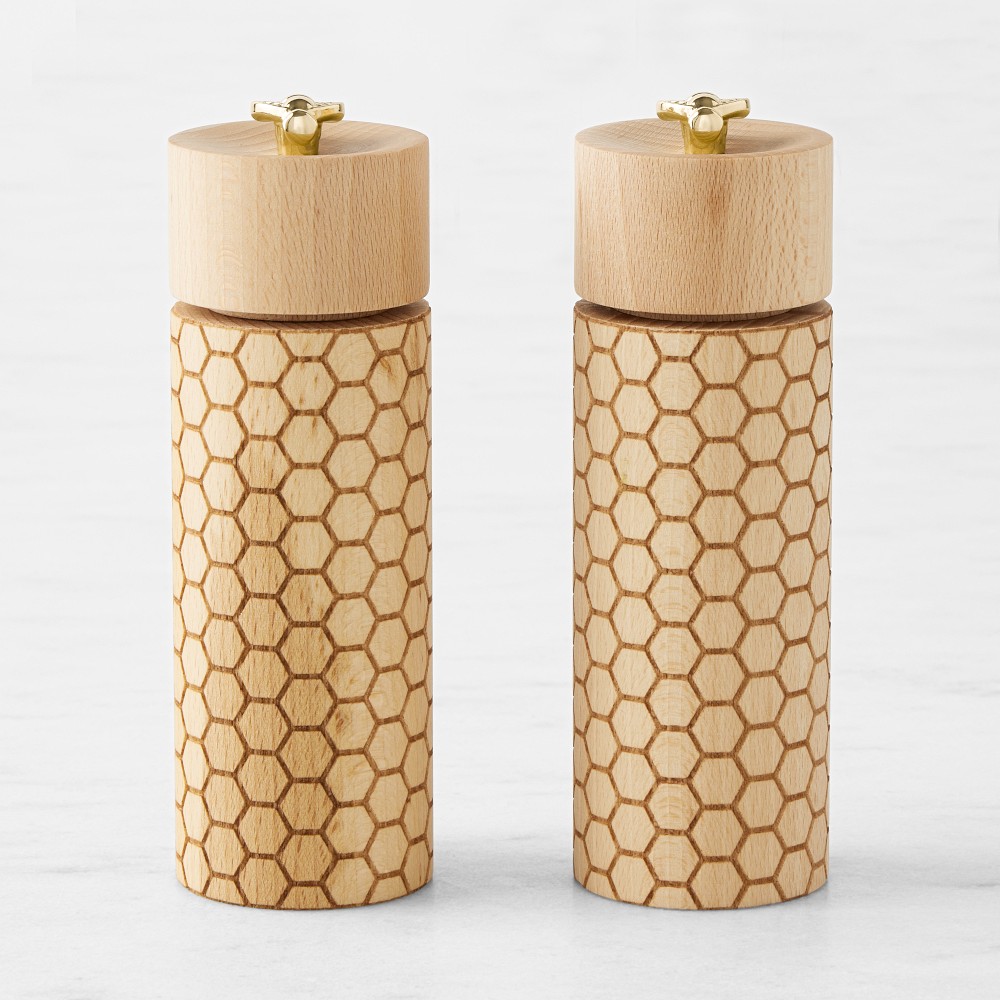 Honeycomb Wood Mills Set, 6"