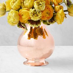 Hammered Copper Vase