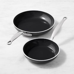 GreenPan Premiere Hard Anodized Ceramic Nonstick Fry Pan Set, 8" & 10"