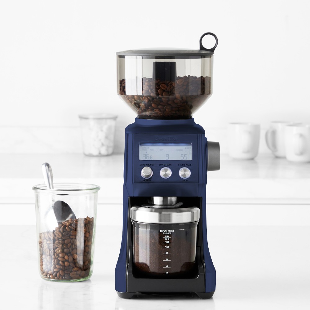 Breville Smart Grinder™ Pro Conical Burr Grinder - Damson Blue