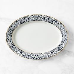 Morris & Co. x Williams Sonoma Oval Platter, Bluebell