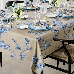Tea Garden Tablecloth, 70"x108"
