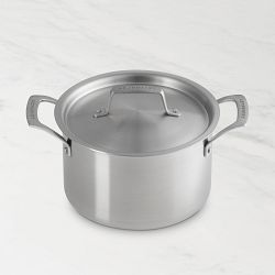 Le Creuset Essential Stainless-Steel Stockpot, 4-Qt.