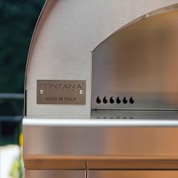 Fontana Forni Margherita Wood-Fired Pizza Oven &amp; Cart
