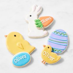 Personalized Stacked Easter Cookies, Set of 3