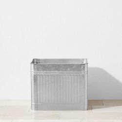 Vintage Galvanized Raised Planter