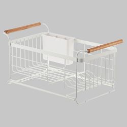 Yamazaki Home Tosca Over-the-Sink Dish Drainer Rack, White