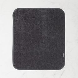 Brabantia Sinkside Microfiber Dish Drying Mat, 18.5x15.7in Dark Gray