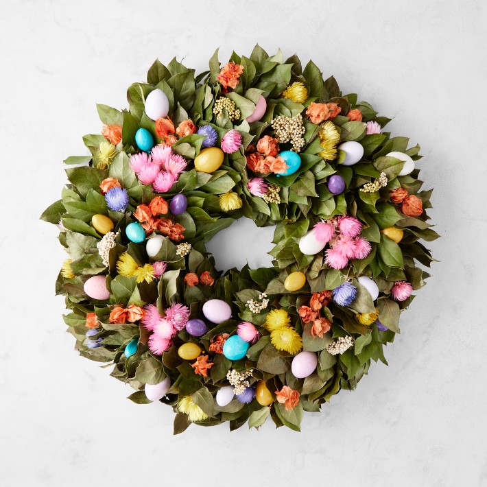Field of Daisies Door Wreath | Williams Sonoma