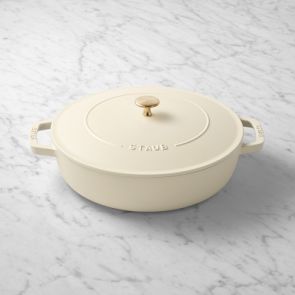 Staub Enameled Cast Iron Braiser | Williams Sonoma