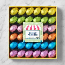 Williams Sonoma Chocolate Praline Rainbow Foiled Eggs
